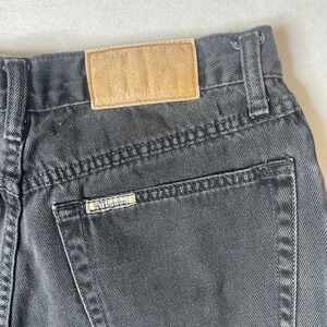 Vintage Ann Taylor Women's Black Denim High‎ Rise Straight Leg Jeans Size 12
